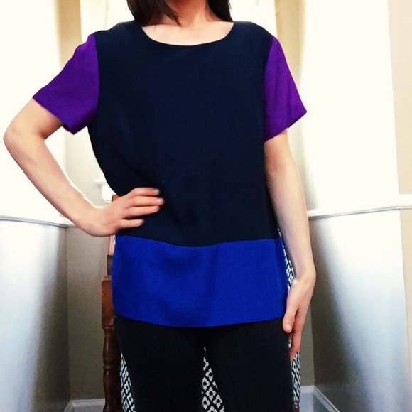 J. crew color block top - Picture 3 of 11